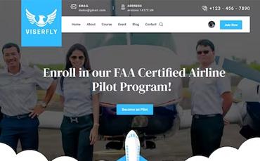 طراحی سایت خلبان